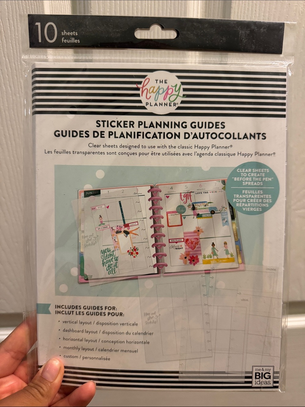 Sticker Planning Guides for classic sized planners